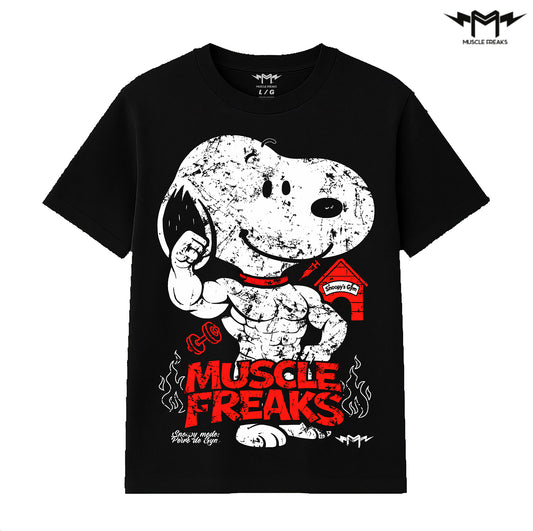 PLAYERA MUSCLE FREAKS SNOOPYGYM
