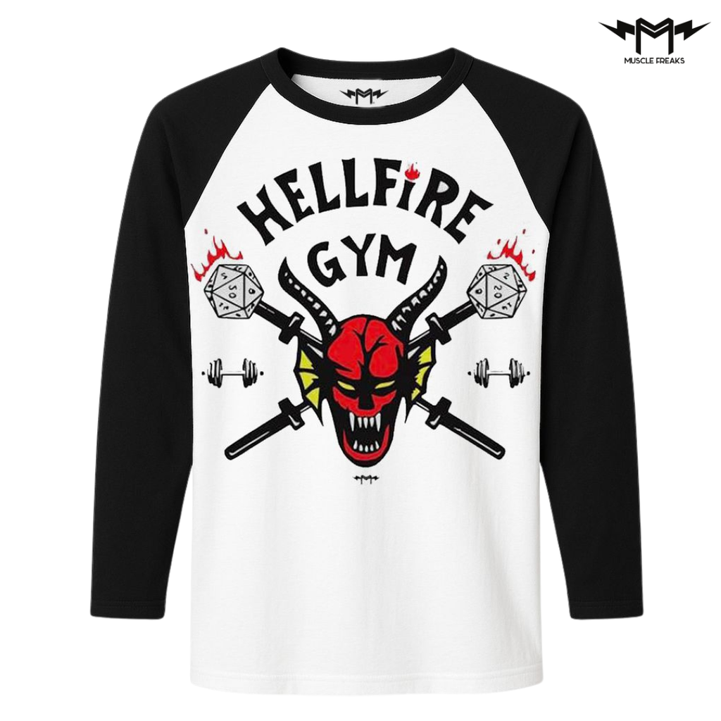 PLAYERA MUSCLE FREAKS HELLFIRE GYM