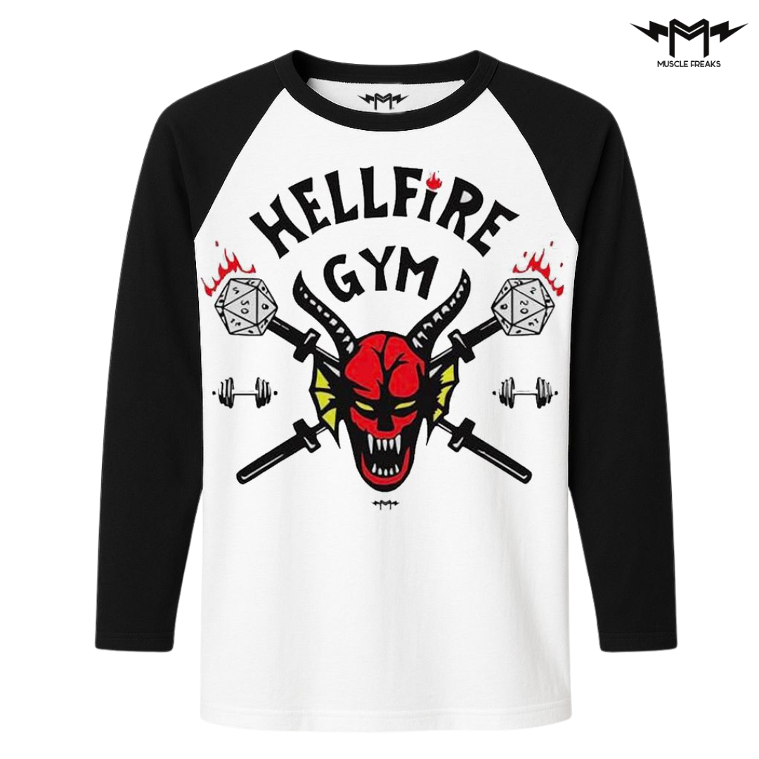PLAYERA MUSCLE FREAKS HELLFIRE GYM