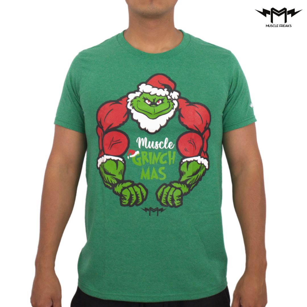 PLAYERA MUSCLE FREAKS MUSCLE GRINCH MAS