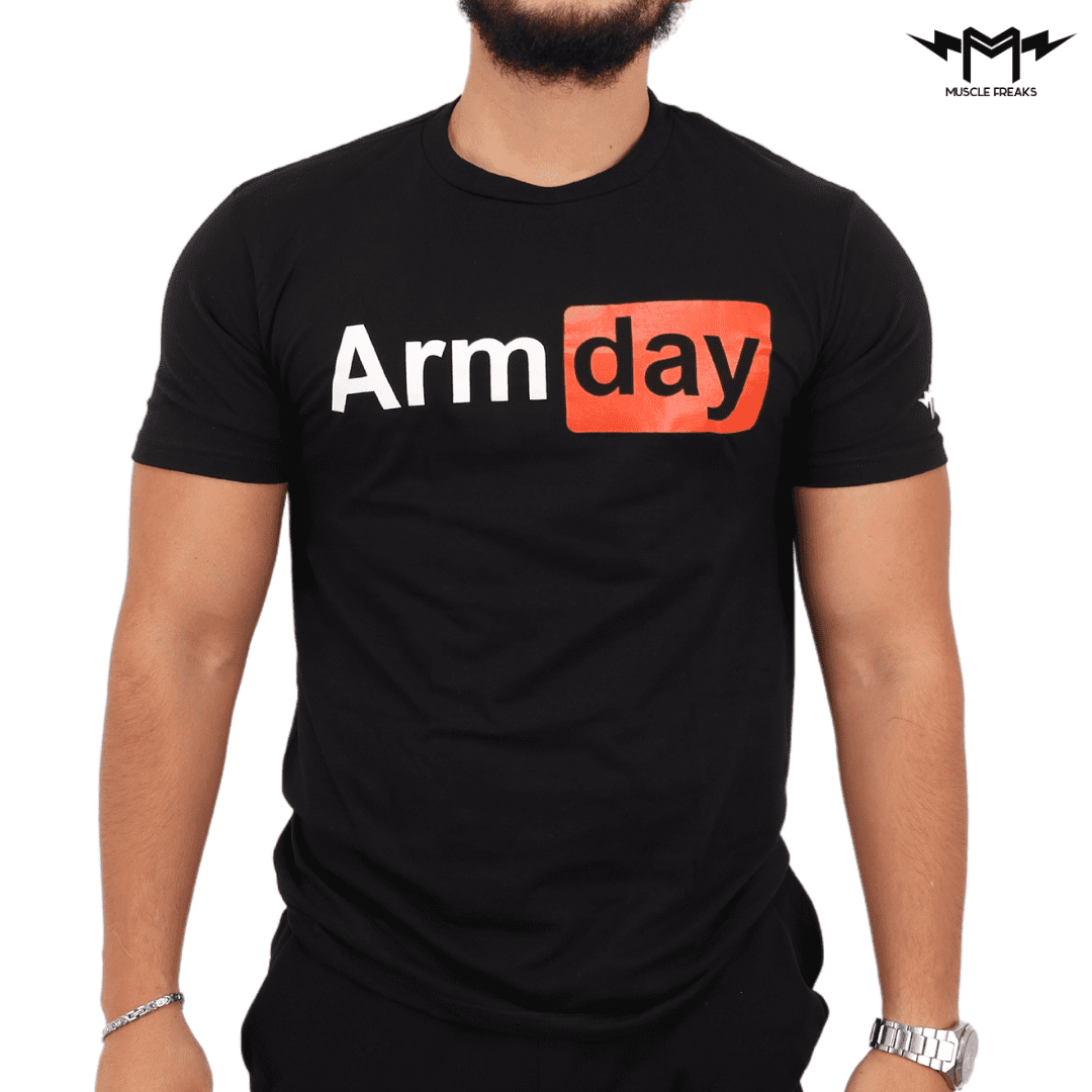PLAYERA MUSCLE FREAKS ARM DAY