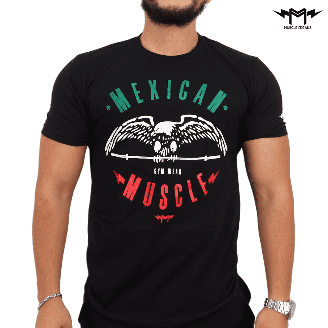 PLAYERA MUSCLE FREAKS MEXICAN MUSCLE