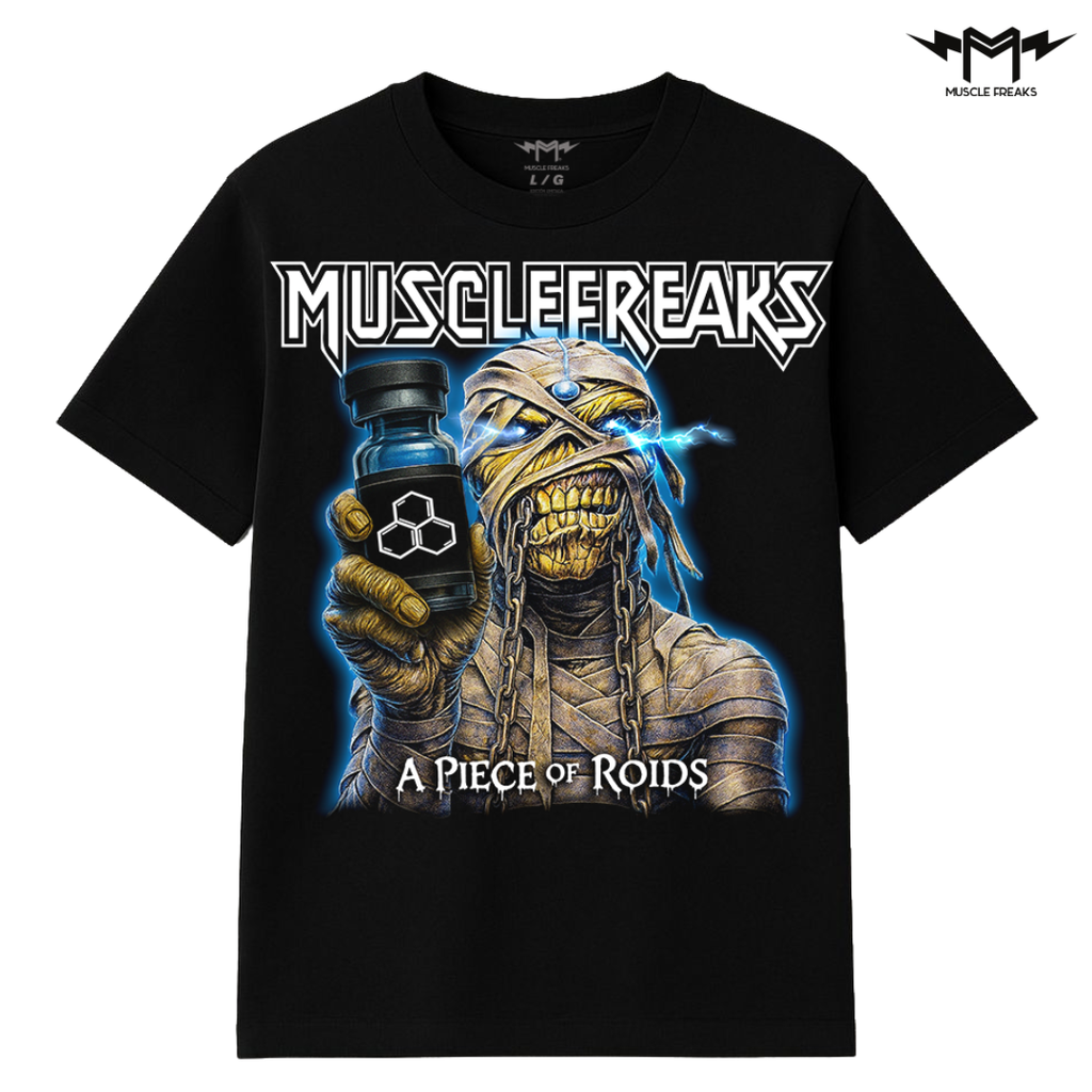 PLAYERA MUSCLE FREAKS X BLACK PHARMA