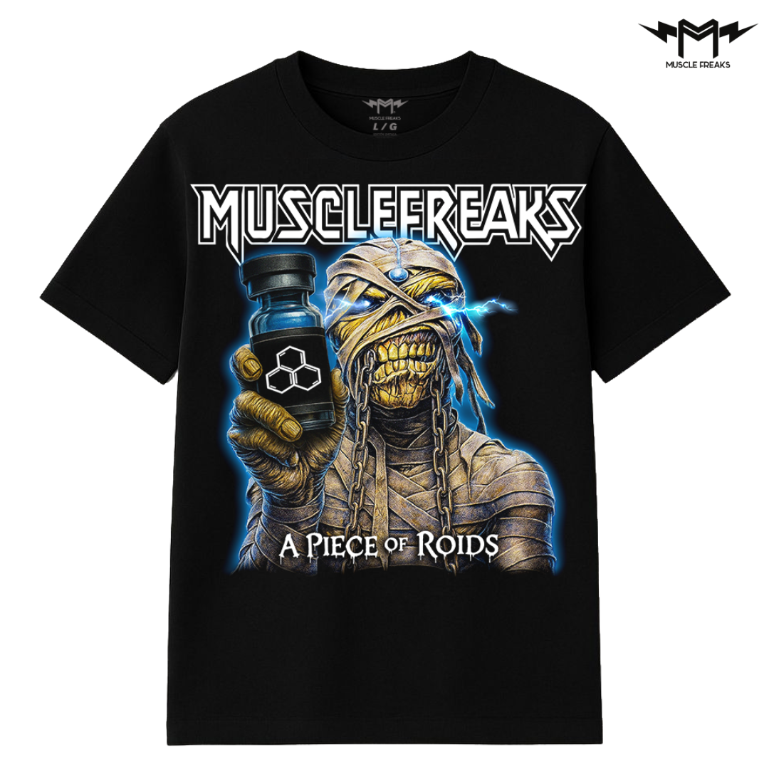 PLAYERA MUSCLE FREAKS X BLACK PHARMA