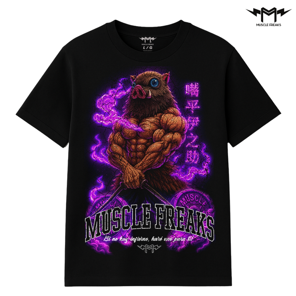 PLAYERA MUSCLE FREAKS INOSUKE H.
