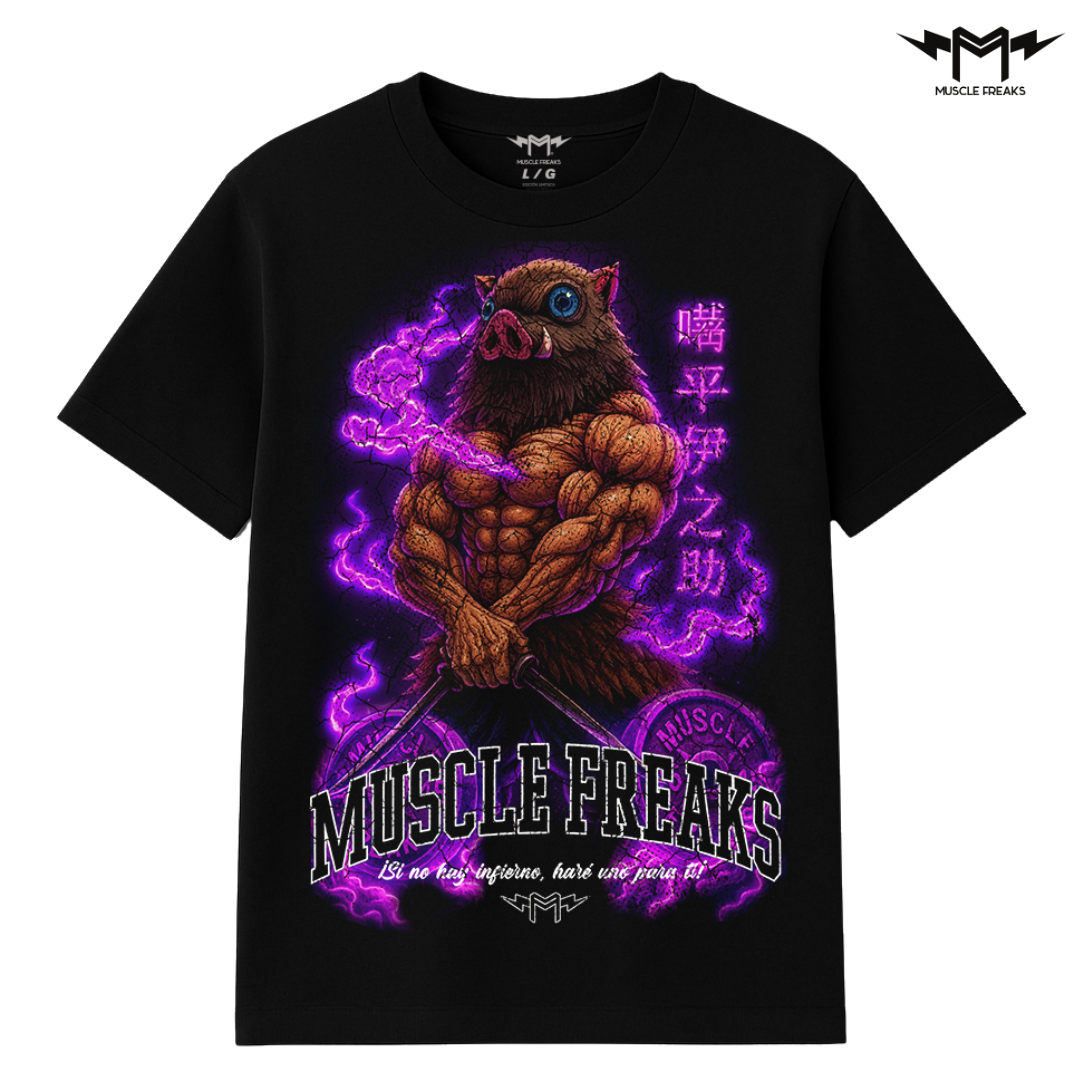 PLAYERA MUSCLE FREAKS INOSUKE H.