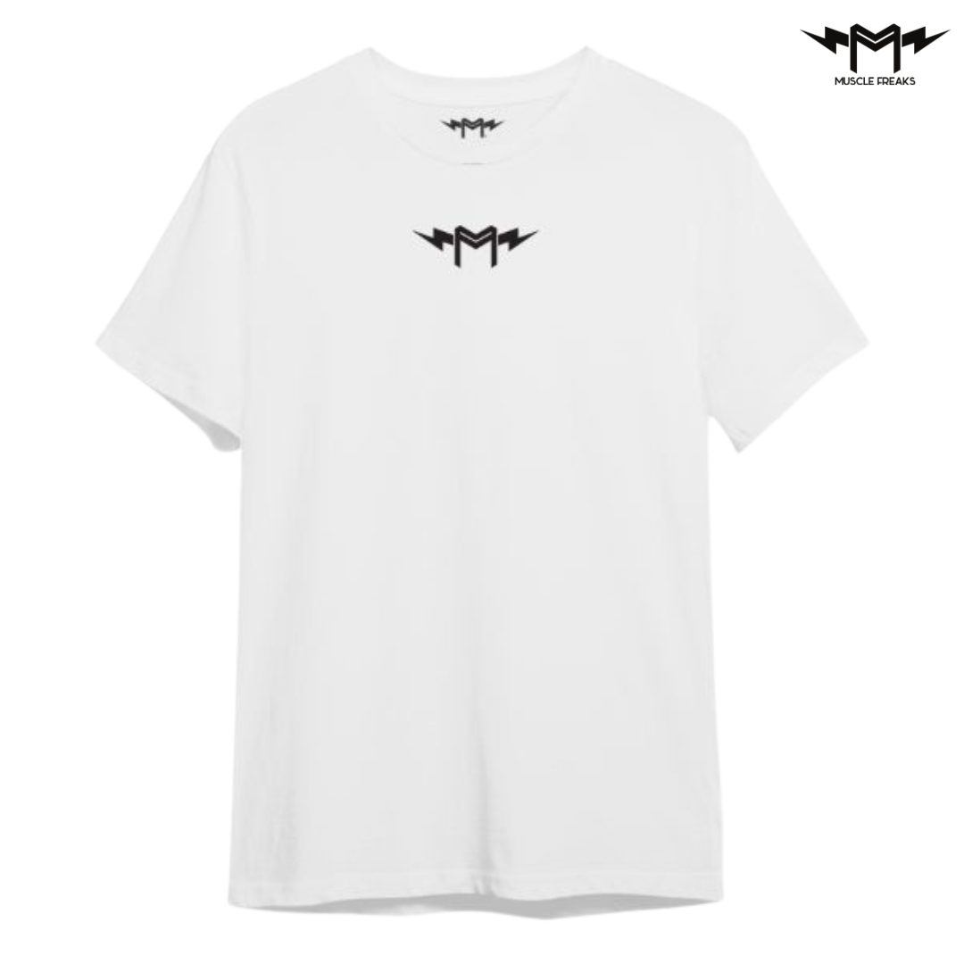 PLAYERA MUSCLE FREAKS BASIC BLANCA