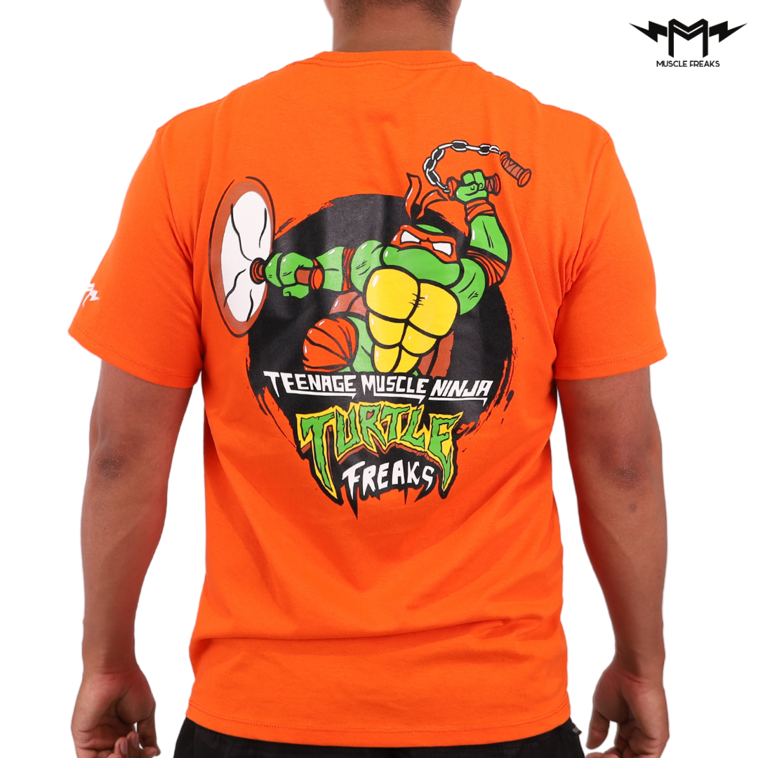 PLAYERA MUSCLE FREAKS MICHELANGELO