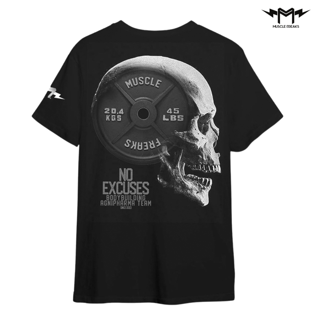 PLAYERA MUSCLE FREAKS NO EXCUSES