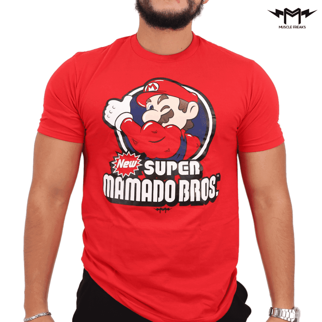 PLAYERA MUSCLE FREAKS SUPER MAMADO BROS