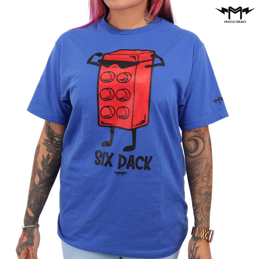 PLAYERA MUSCLE FREAKS SIX PACK