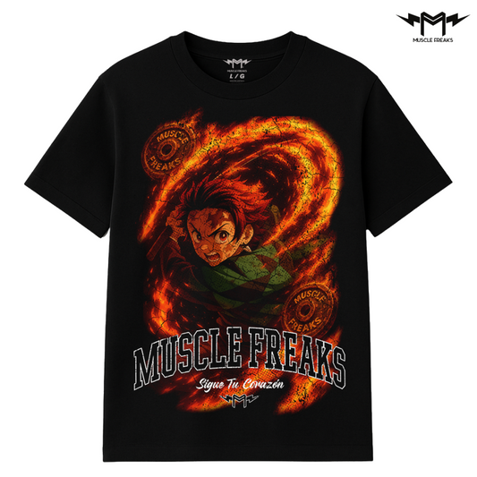 PLAYERA MUSCLE FREAKS TANJIRO K.