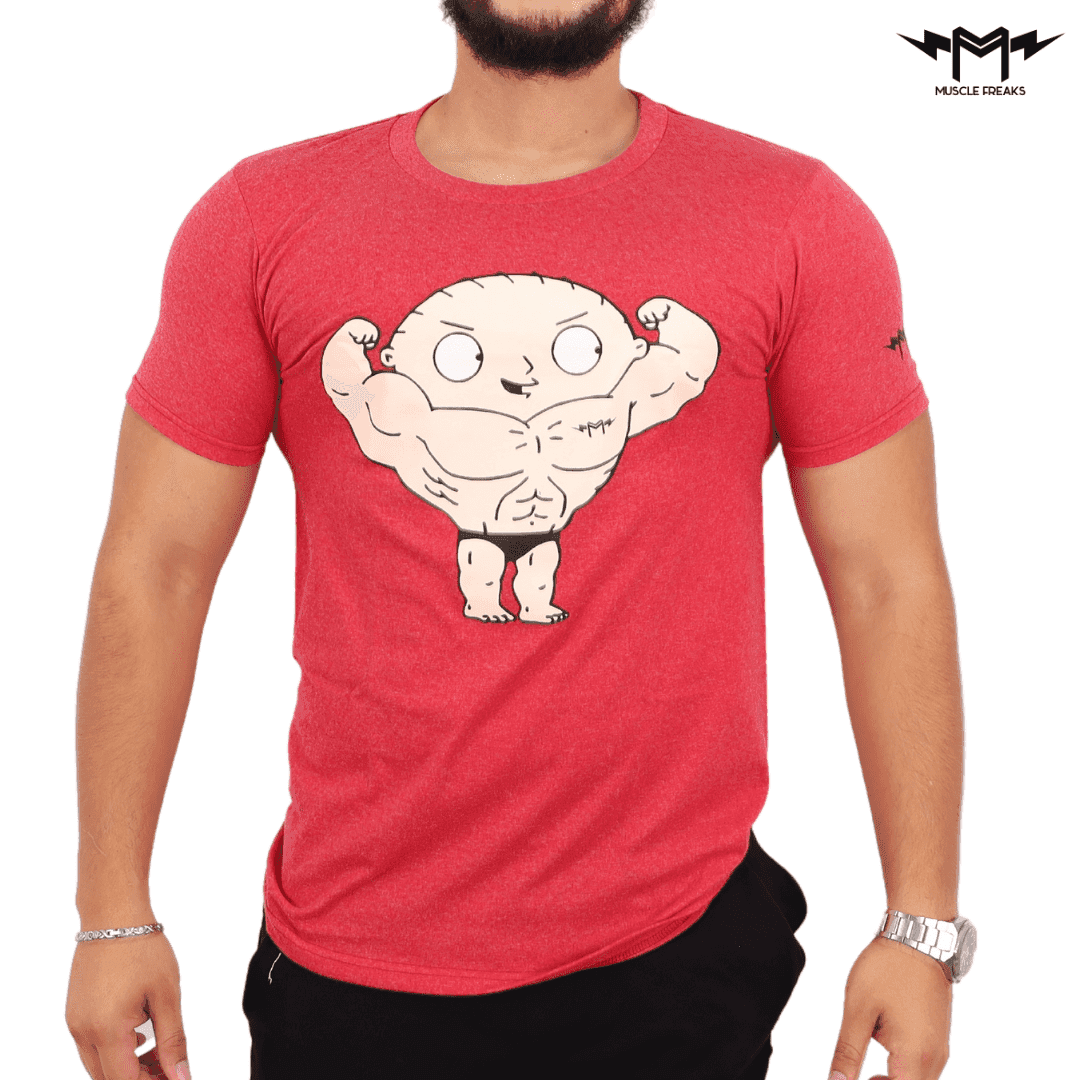 PLAYERA MUSCLE FREAKS STEWIE G.
