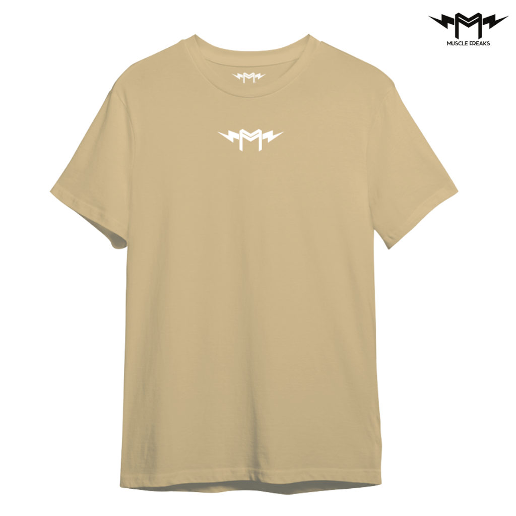 PLAYERA MUSCLE FREAKS BASIC BEIGE
