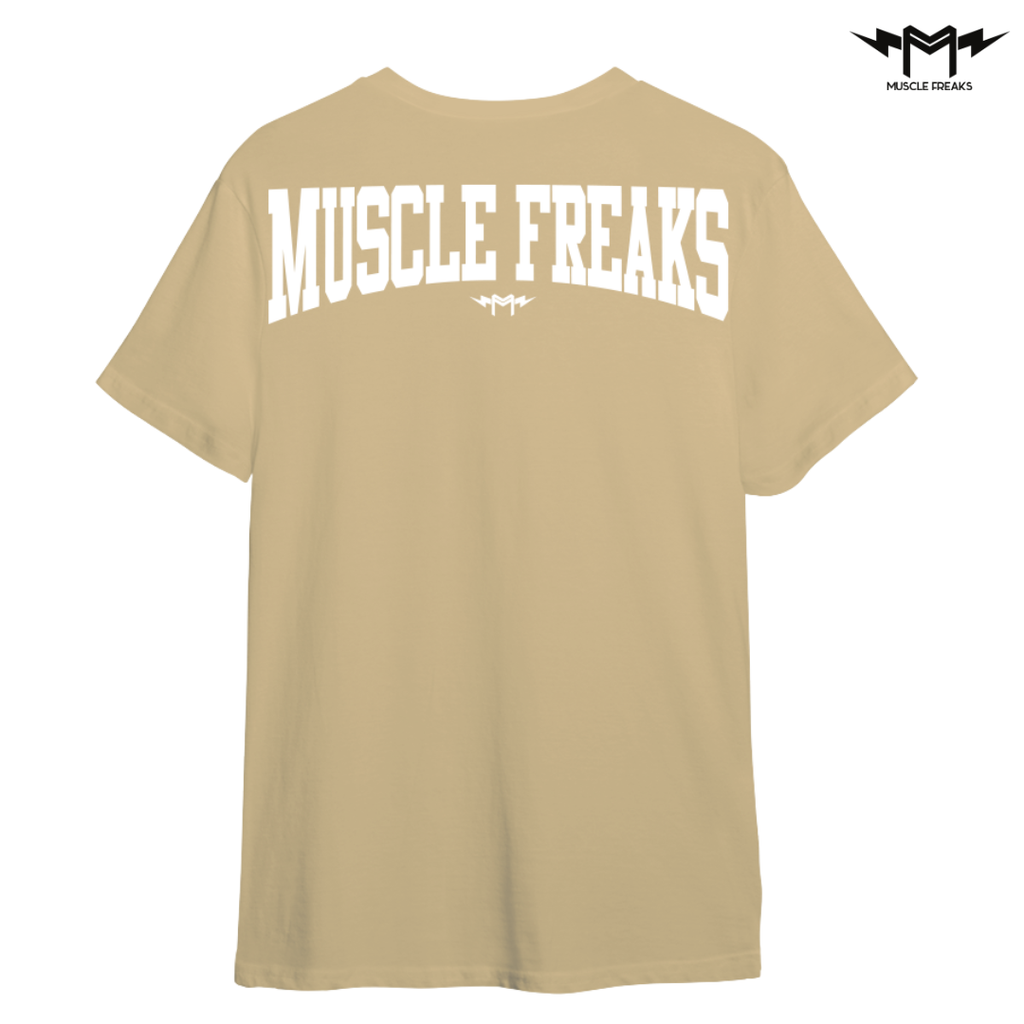 PLAYERA MUSCLE FREAKS BASIC BEIGE