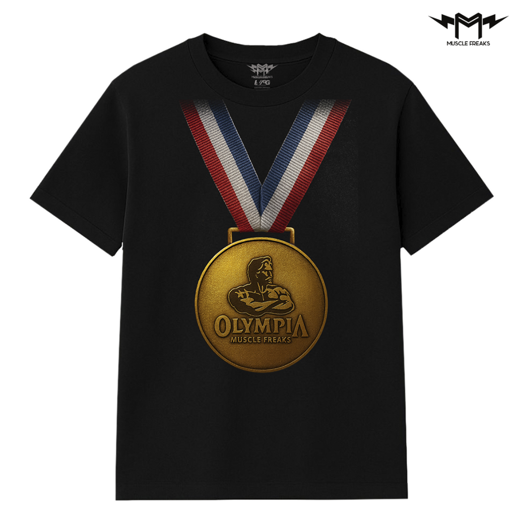 PLAYERA MUSCLE FREAKS MR OLYMPIA