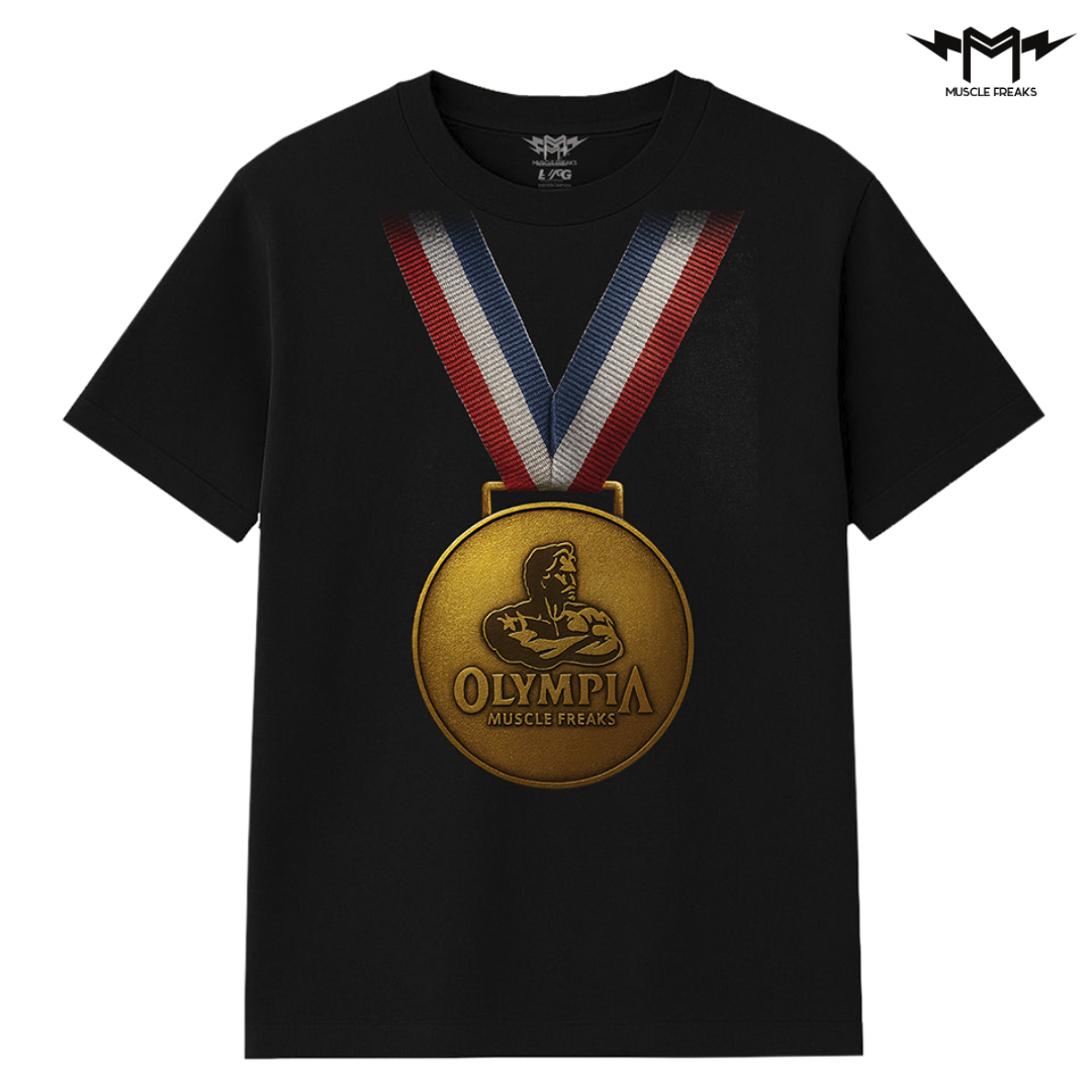PLAYERA MUSCLE FREAKS MR OLYMPIA