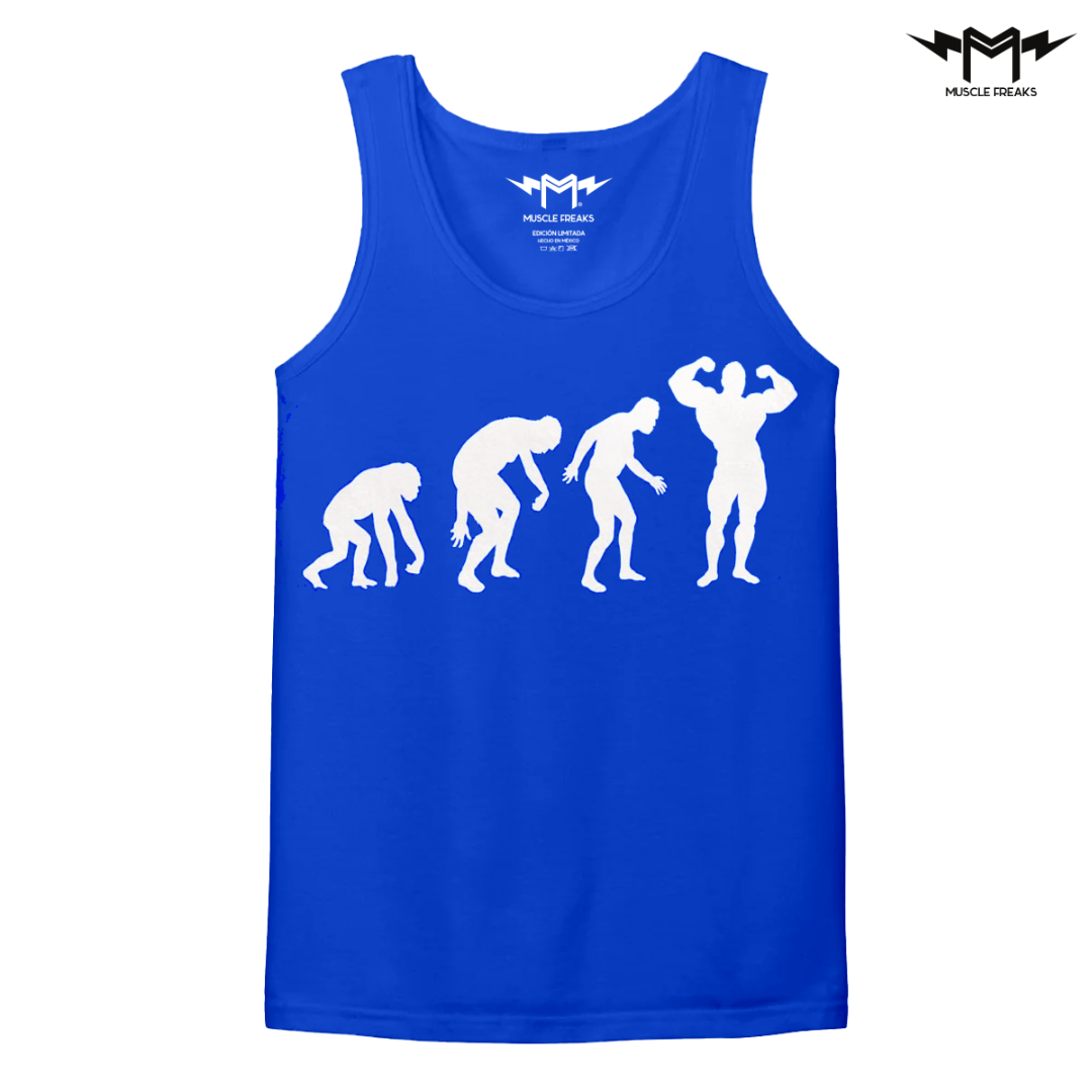 PLAYERA DE TIRANTES MUSCLE FREAKS EVOLUTION