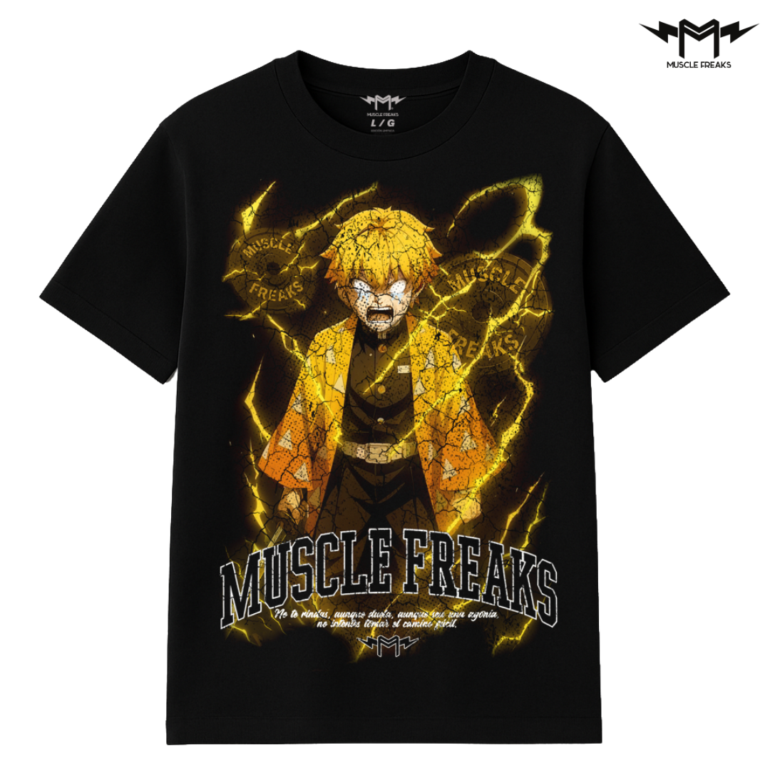 PLAYERA MUSCLE FREAKS ZENITSU A.