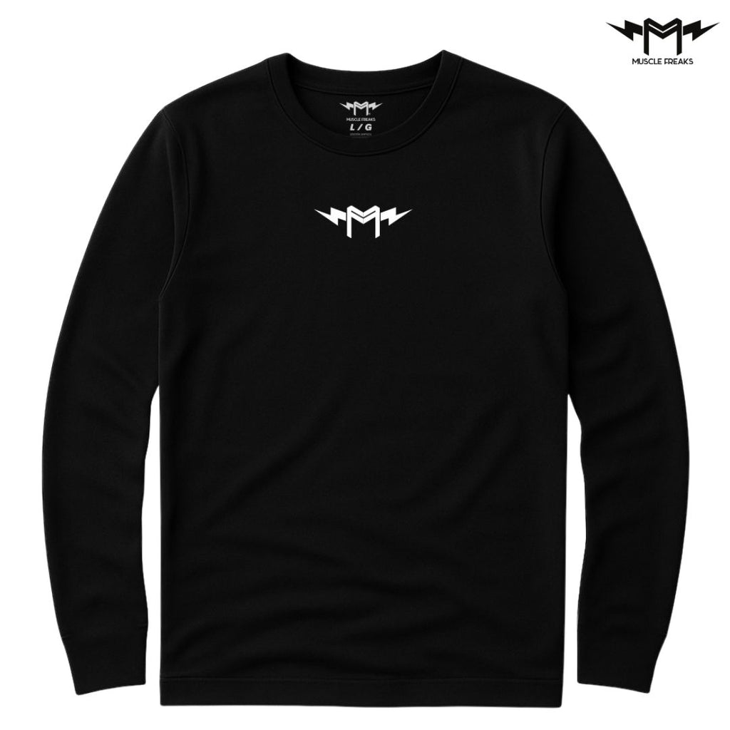 PLAYERA MANGA LARGA MUSCLE FREAKS BASIC BLANCO