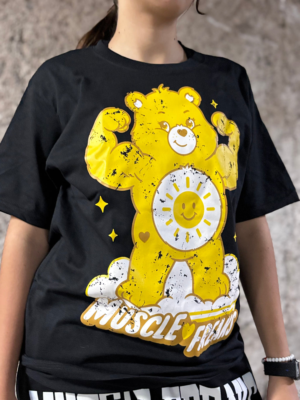 PLAYERA MUSCLE FREAKS Funshine Bear
