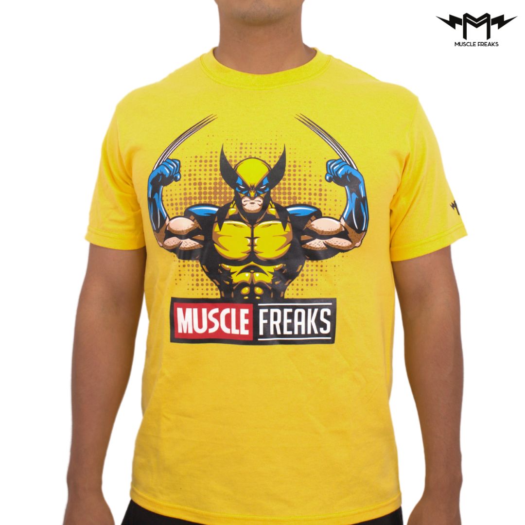PLAYERA MUSCLE FREAKS WOLVERINE