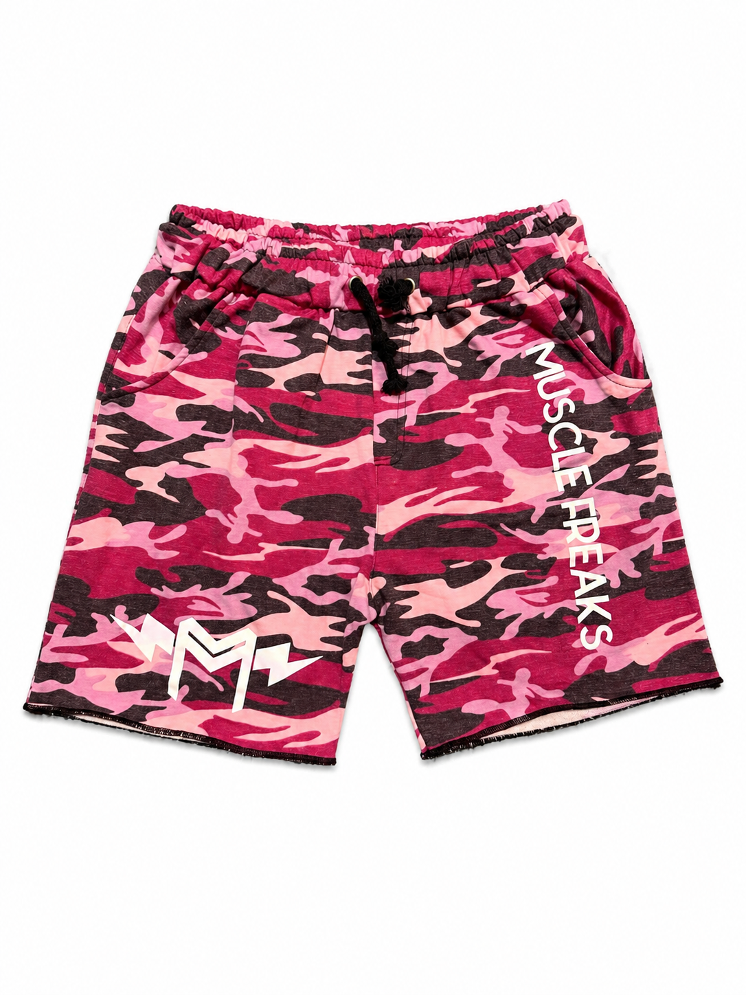SHORT ROSA CAMUFLAJE  FIT MUSCLE FREAKS