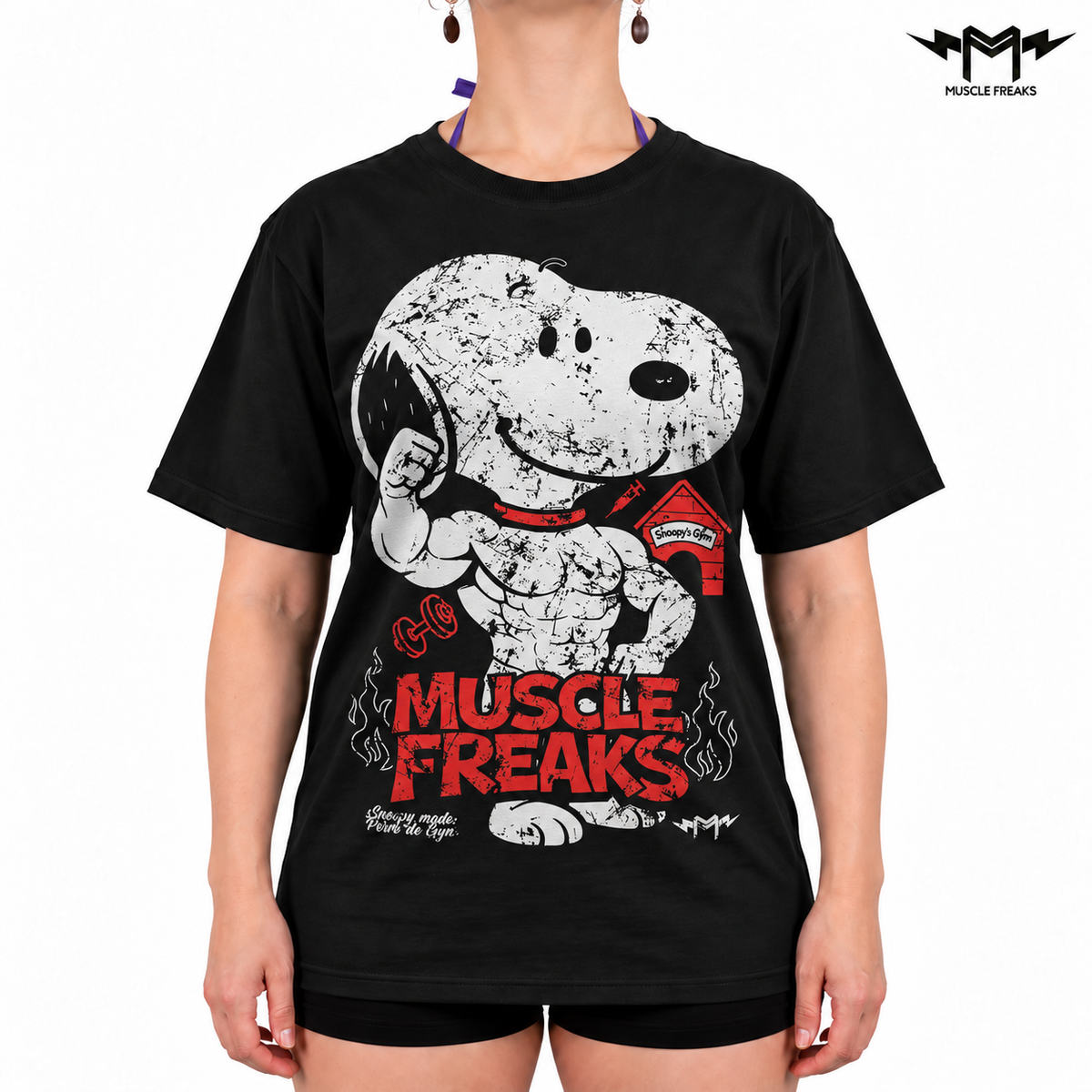 PLAYERA SNOOPY GYM