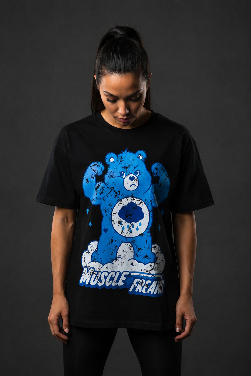 PLAYERA MUSCLE FREAKS Grumpy Bear
