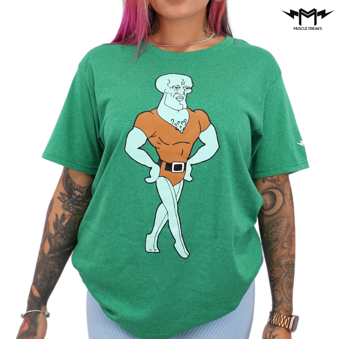 PLAYERA MUSCLE FREAKS CALAMARDO GUAPO