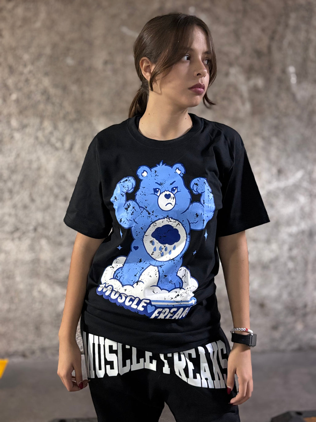 PLAYERA MUSCLE FREAKS Grumpy Bear
