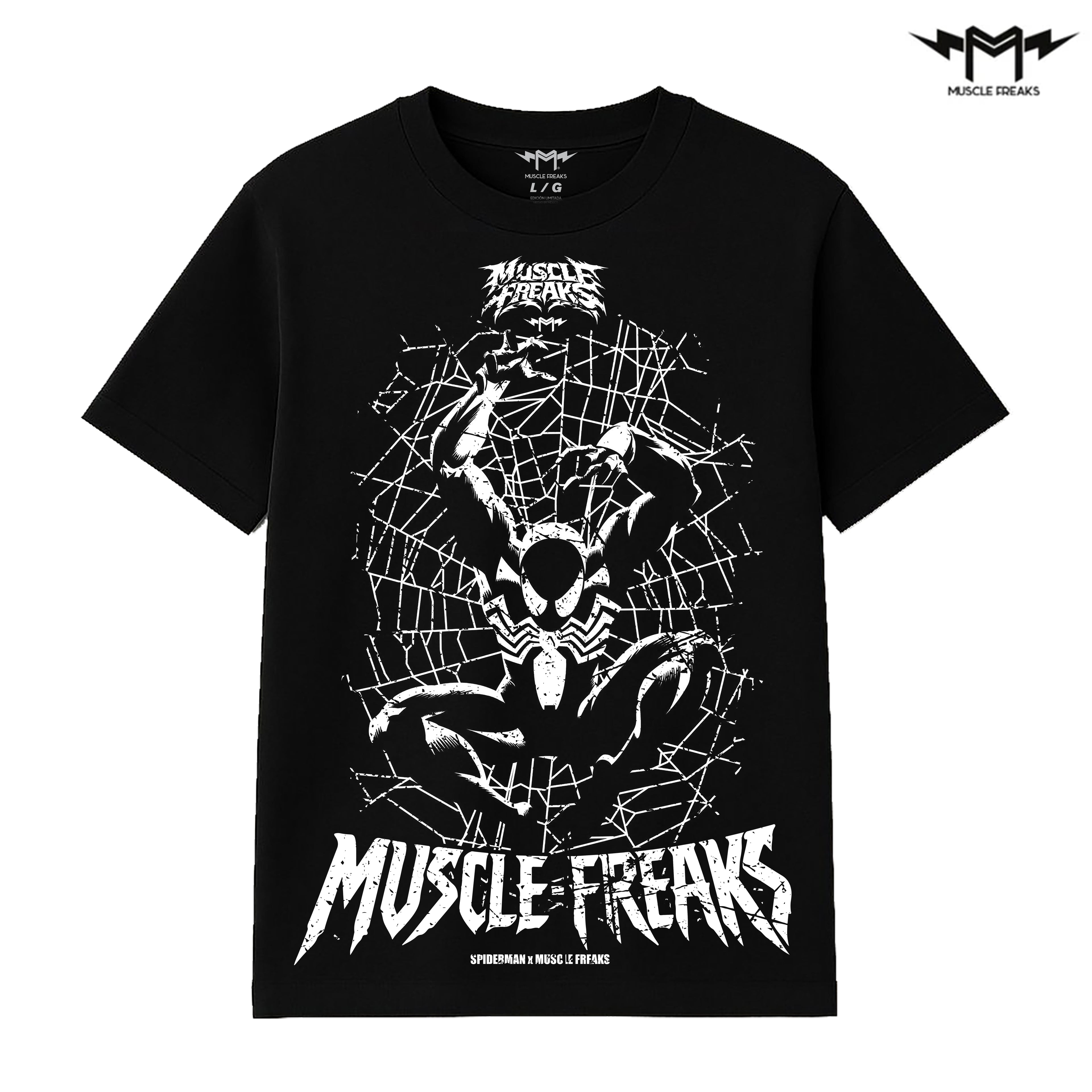 PLAYERA MUSCLE FREAKS SYMBIOTE SPIDEY