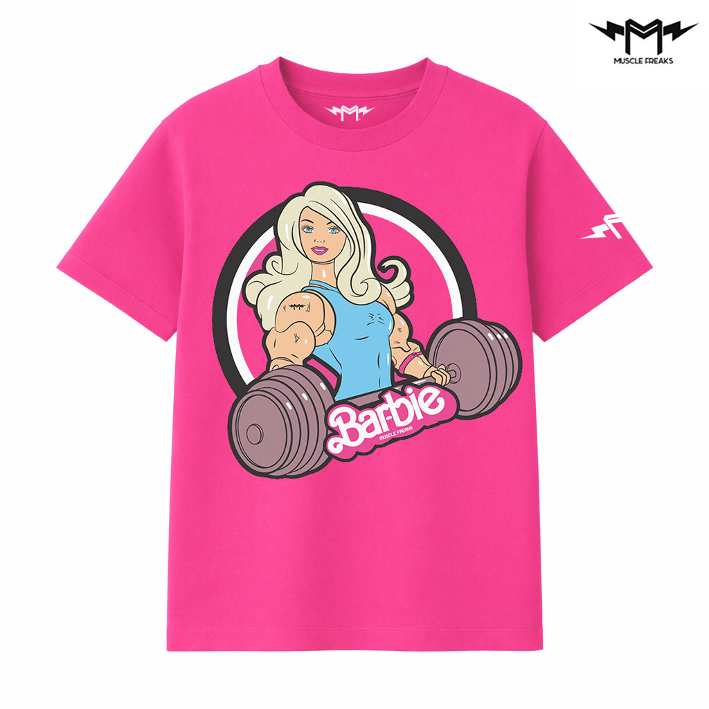 PLAYERA MUSCLE FREAKS BAR-BIE