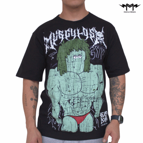PLAYERA OVERSIZE MUSCLE FREAKS X KONG CLOTHING MUSCULOSO