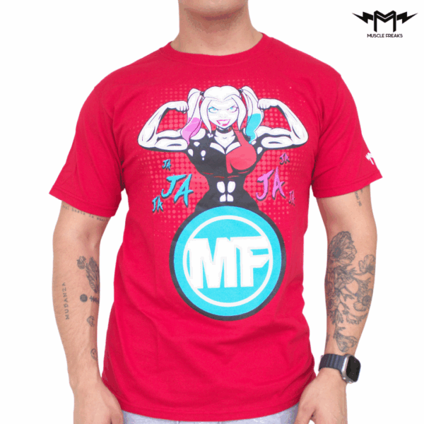 PLAYERA MUSCLE FREAKS HARLEY QUINN MUSCLE