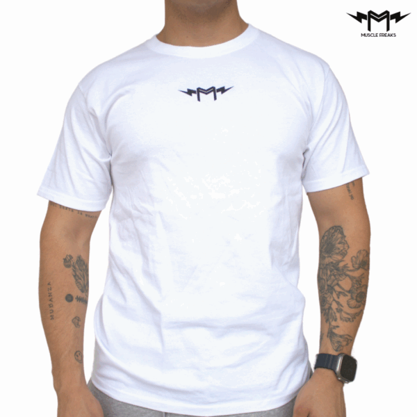 PLAYERA MUSCLE FREAKS BASIC BLANCA