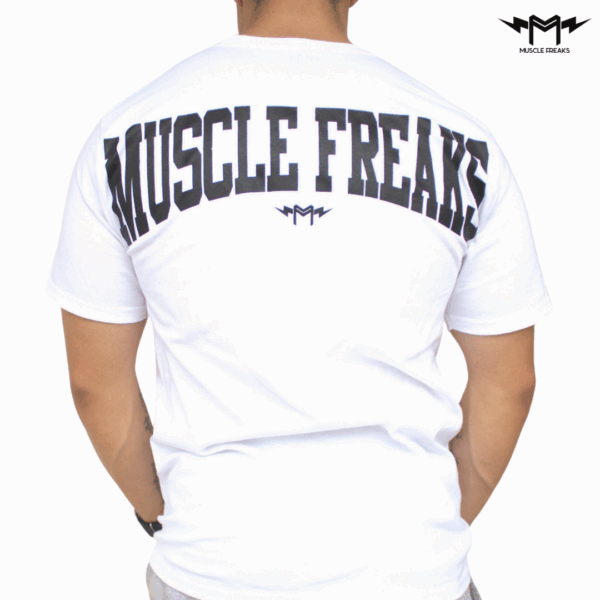 PLAYERA MUSCLE FREAKS BASIC BLANCA - Imagen 2
