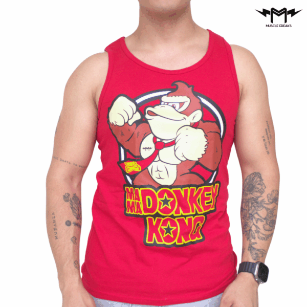 PLAYERA DE TIRANTES MUSCLE FREAKS MAMA DONKEY KONG