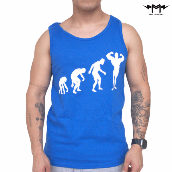 PLAYERA DE TIRANTES MUSCLE FREAKS EVOLUTION