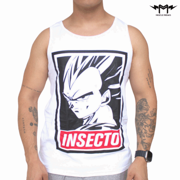 PLAYERA DE TIRANTES MUSCLE FREAKS INSECTO
